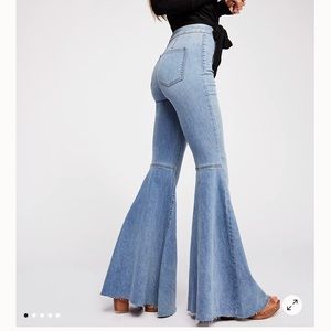 Free people bell bottom jeans
